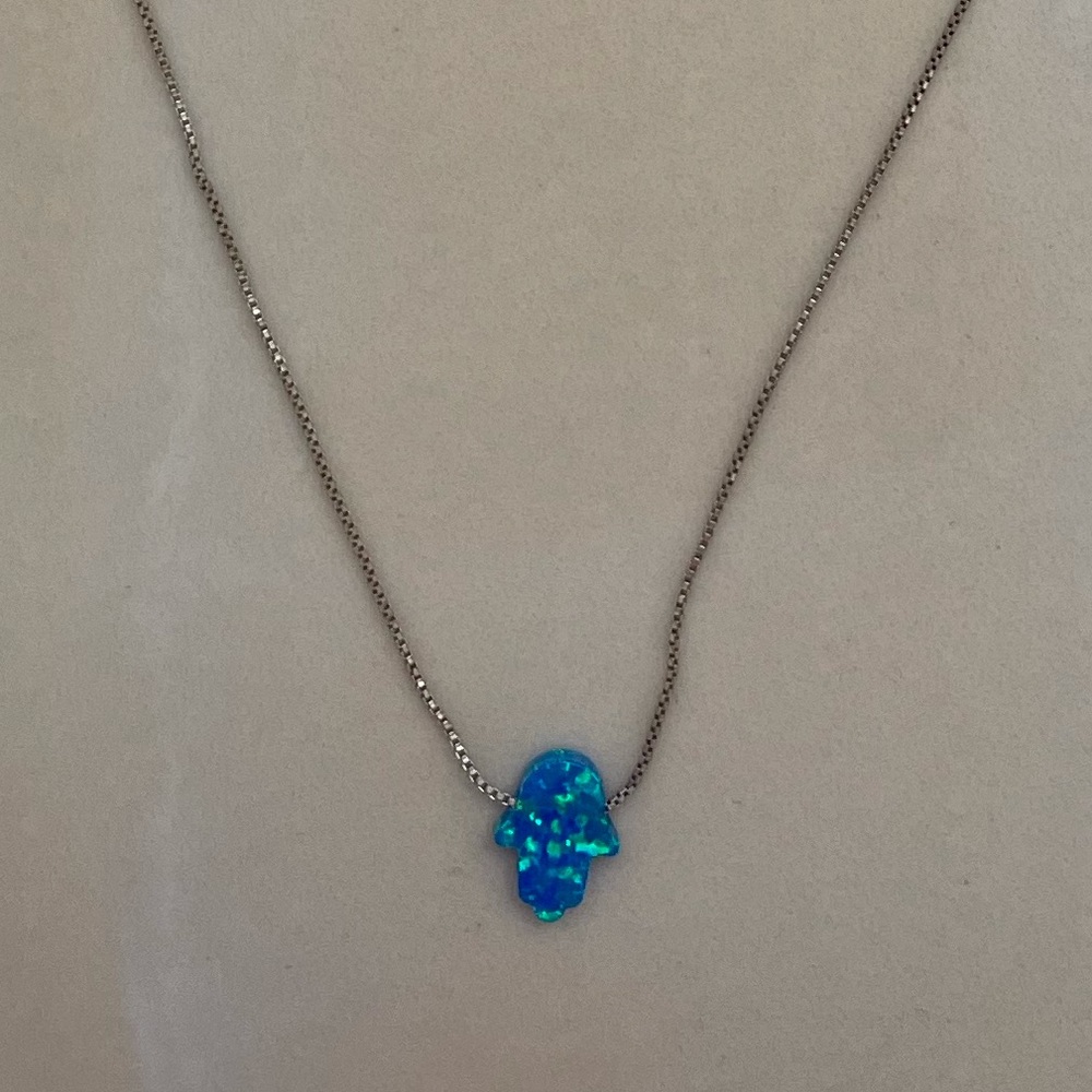 925 Silver Hamsa Necklace